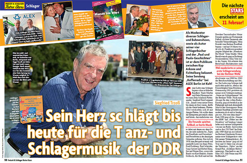 Siggi Trzoß in Freizeit und Schlager