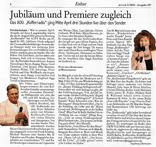 Siggi Trzoß in der SUPERillu
